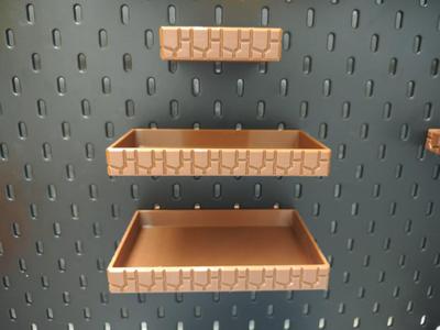Pegboard Accessories—Mario Brick Shelf/Tray (Compatible with IKEA Skadis)