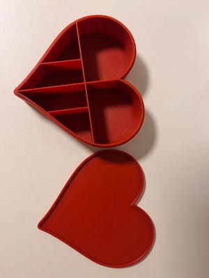 Heart jewellery box
