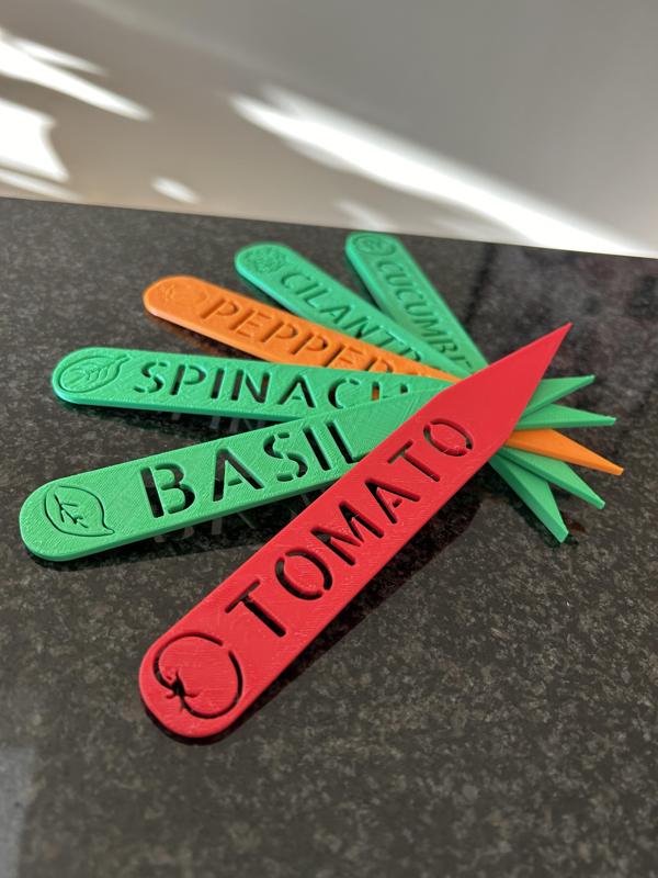 Garden Stakes - English, French, and German - new added