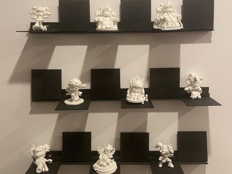 Reversible Modular Shelf - 【Simple Art】