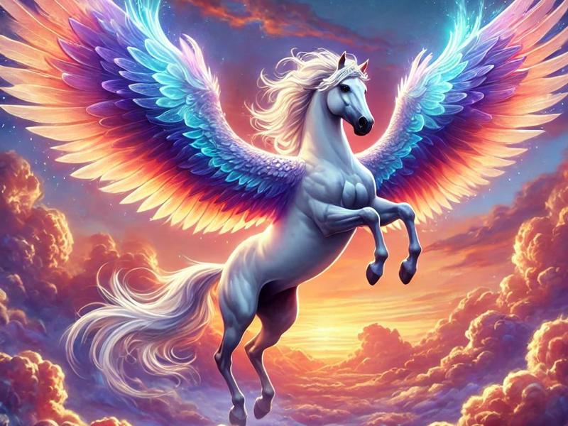 Unicorn over Starry Sky 4 Colors Hueforge