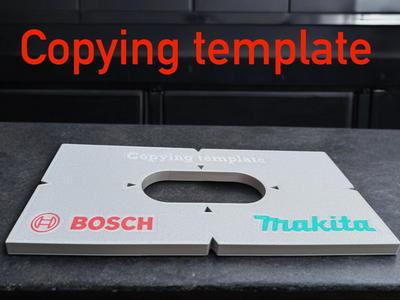 Copying Template for Router (Drawer Pull Groove)