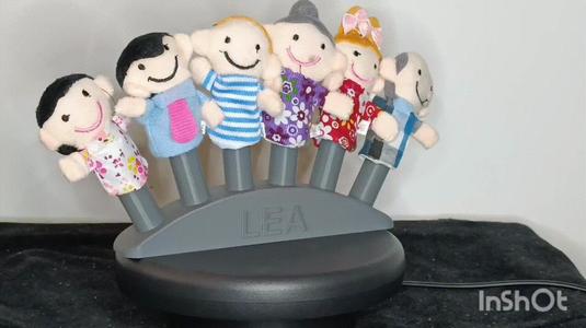stand for finger puppets