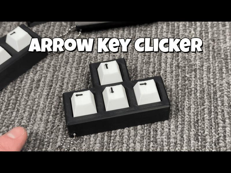 Arrow Fidget Clicker + Keychain