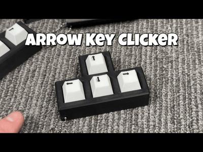 Arrow Fidget Clicker + Keychain