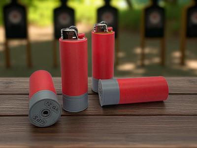 Shotgun Shell Bic Sleeve