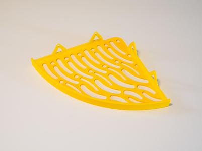 Cheese-flavored corner shelf