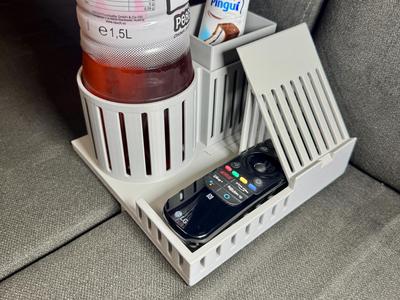 Couch Organizer – Modular Caddy for Snacks & Phone