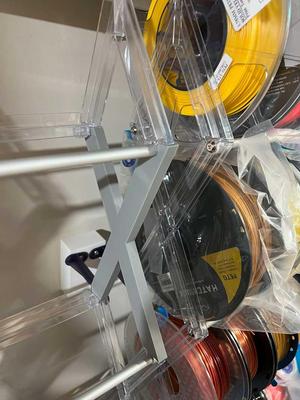 Atlantic Mitsu Storage Rack X-Side