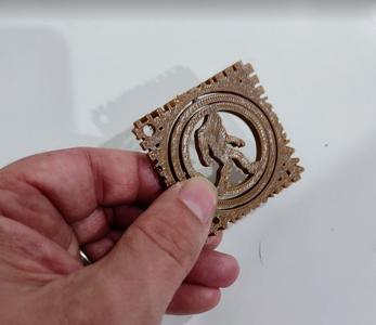 Bigfoot / Sasquatch Keychain Gimbal
