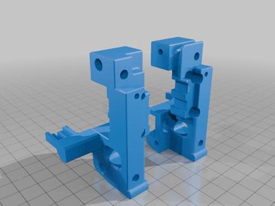 Stealthburner mount for ender 3 (with linear rail)