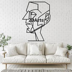 Modern Human Face 2D Wall Art/Window Art