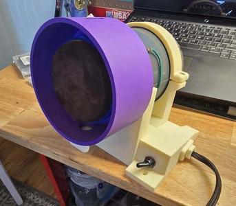 4" Leather Lap for Polishing Cabachons