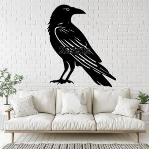 Crow 2D Wall Art/Window Art - Digital STL & SVG File