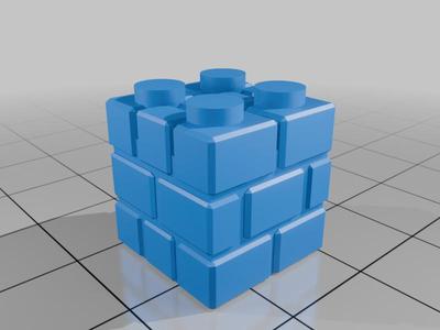 [L3go] new Brixx - Mario - Brick Block - 2x2