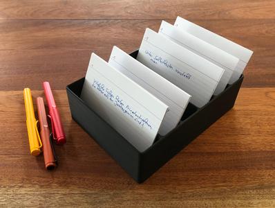 Open Box for A6 Index Cards
