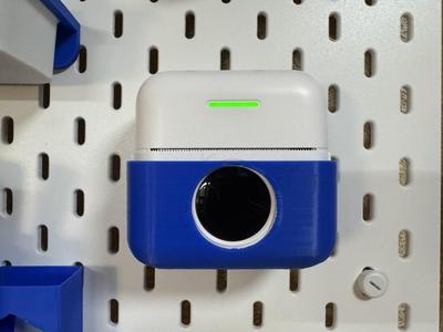 Mini thermal printer holder for Ikea Skadis