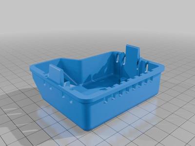 Housing for the CO² detection sensor for paraffin stoves