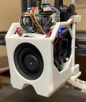 SV08 Minimal Toolhead cover with LED