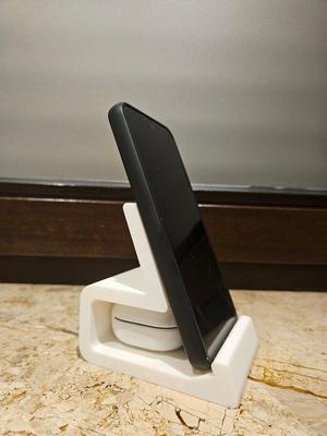 Smartphone / mobile Stand V4 Ear Buds Air Pods storage compartment