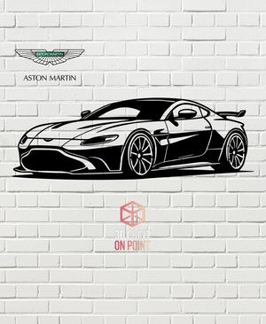 ASTON MARTIN VANTAGE GT - 2D WALL ART #1