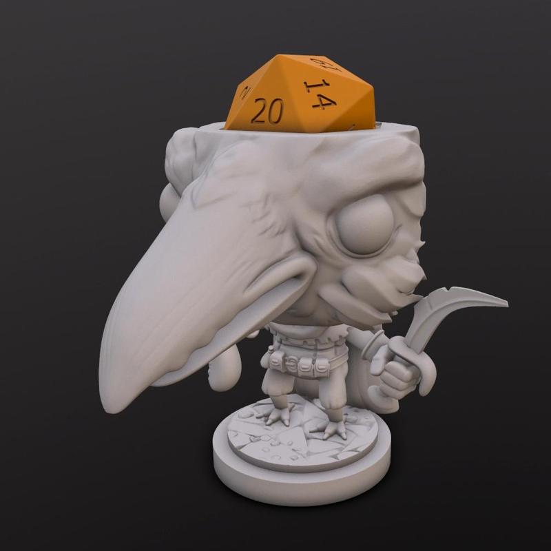 Kenku Rogue Dice Head