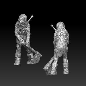 zombie with axe