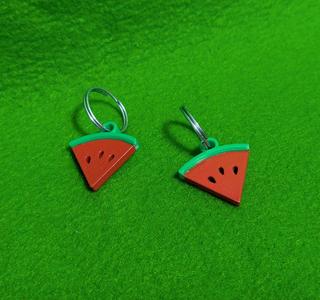 WATERMELON SLICE KEYCHAIN