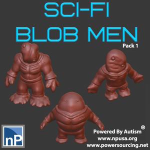 Sci-Fi Blob Men, pack 1
