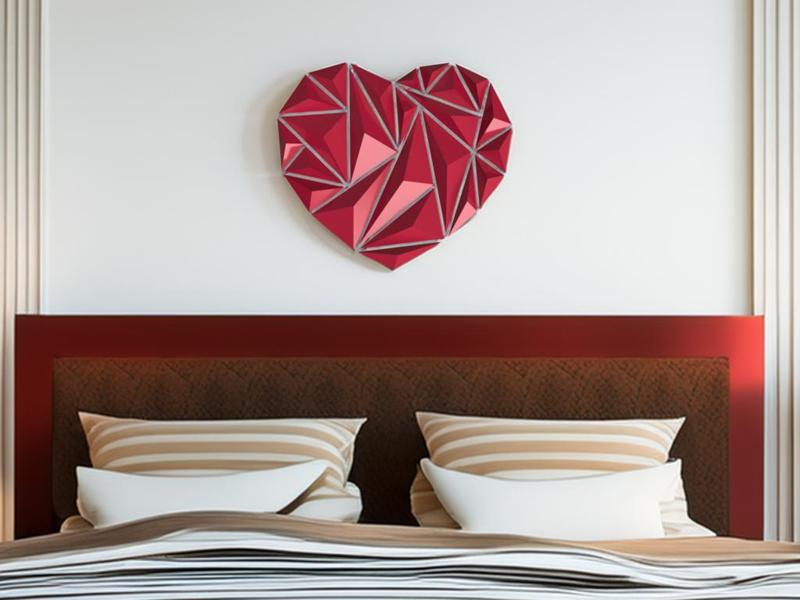 Heart wall art decoration