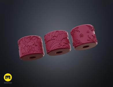 Texture Rollers Japanese Patterns middle Vol.1 (1–3)