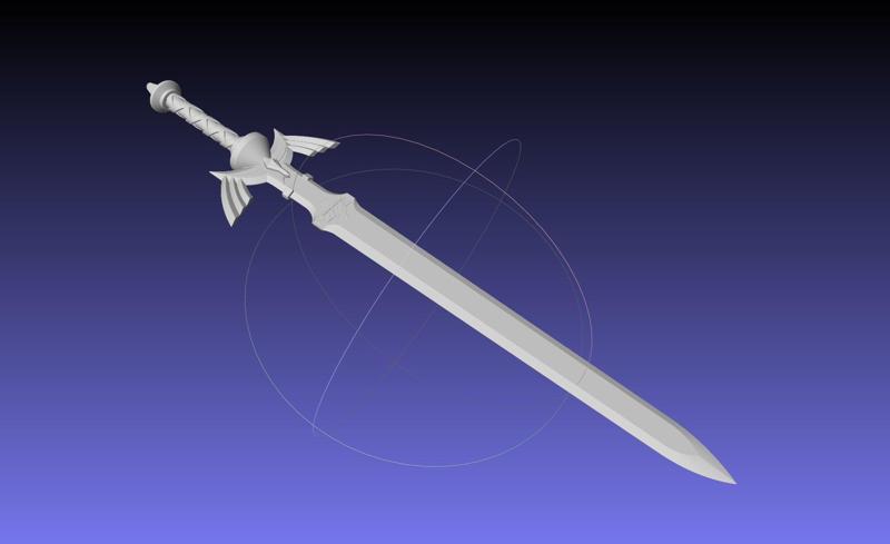 Zelda Master Sword Printable Assembly