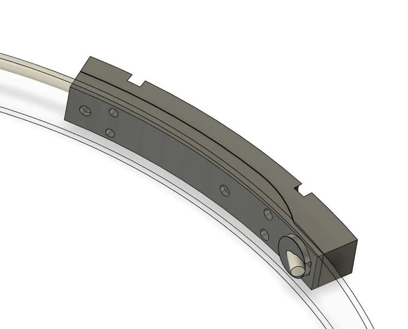 4mm PTFE tube clamp for food dehydrator   