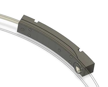 4mm PTFE tube clamp for food dehydrator   