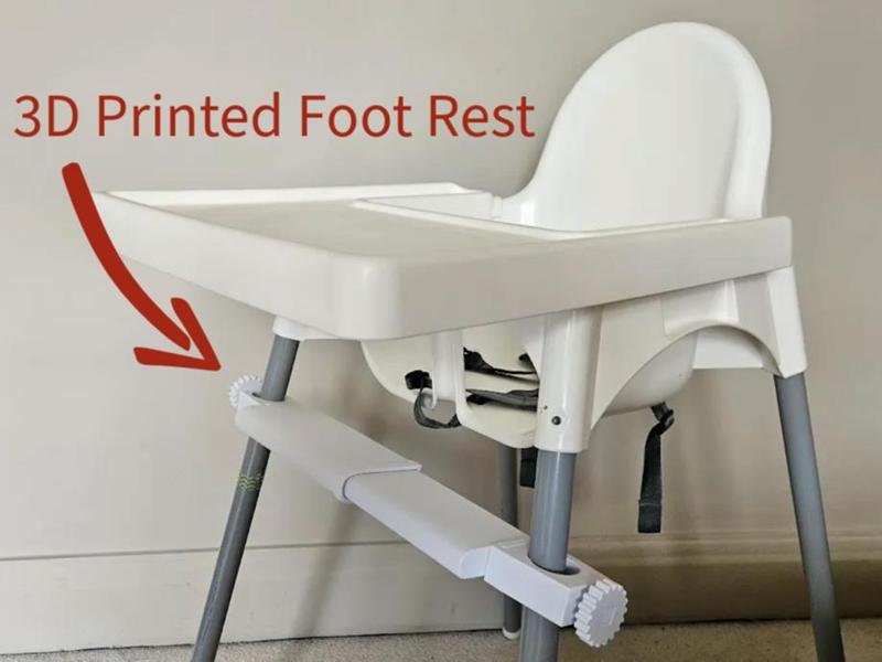 Baby High Chair FOOT STAND (Ikea Antilop)