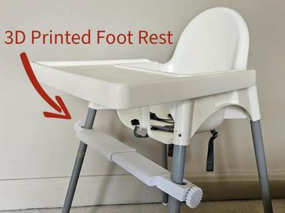 Baby High Chair FOOT STAND (Ikea Antilop)
