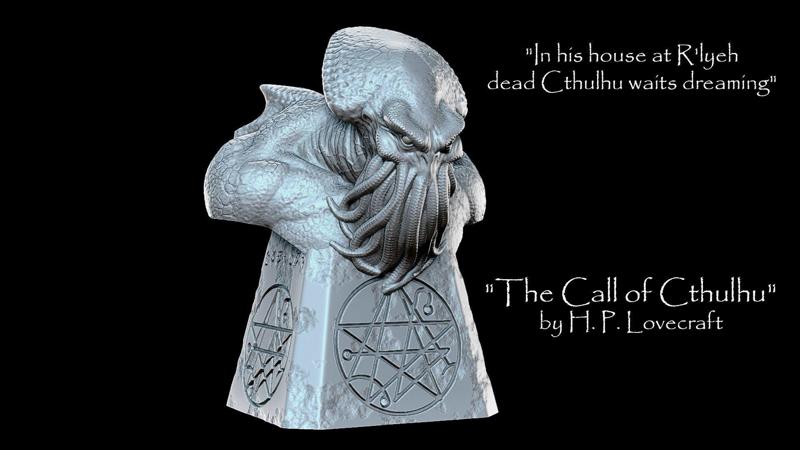 Cthulhu The Great Old One Bust - Lovecraft