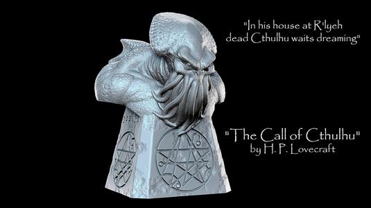 Cthulhu The Great Old One Bust - Lovecraft
