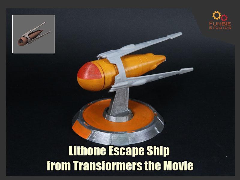 Iconic Ships Lithone Escape Ship from Transformers the Movie