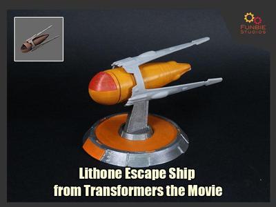 Iconic Ships Lithone Escape Ship from Transformers the Movie