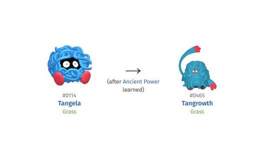114 TANGELA 465 TANGROWTH HIGH-RES POKEMON