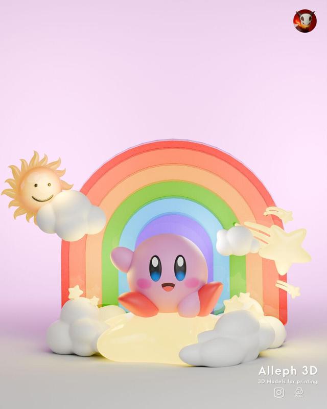 Kirby star diorama