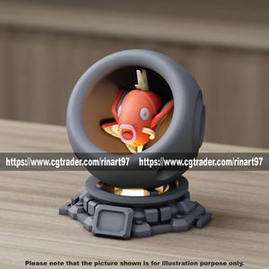 Magikarp in healing machine pods from pokemon