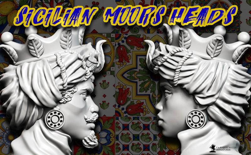 Sicilian Moor's Heads