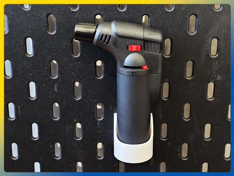 Jet Flame Lighter Holder for IKEA Skadis