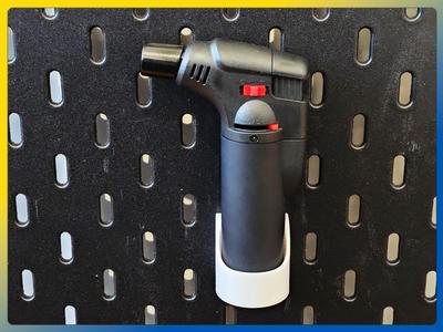 Jet Flame Lighter Holder for IKEA Skadis