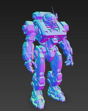 Gundam Style Robot   