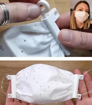 Reusable face mask frame holder / Reusable face mask frames