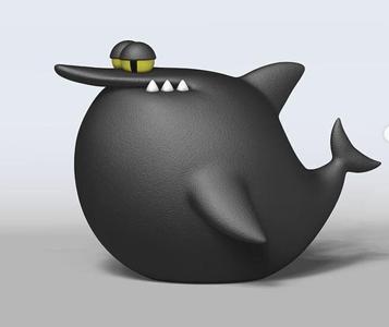 Shark Creature Figure Fan Art Toy