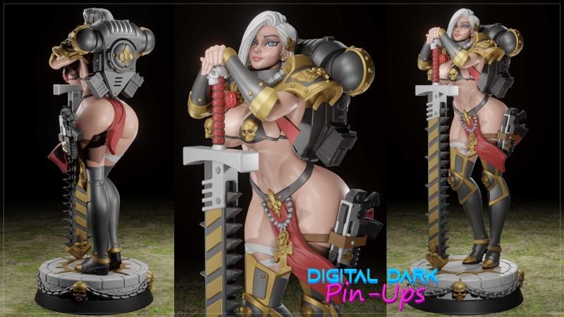 Battle Thick with NSFW version and Miniatures and Keychains
